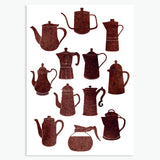 Coffee Pots - A6 CARD / GIFT SET