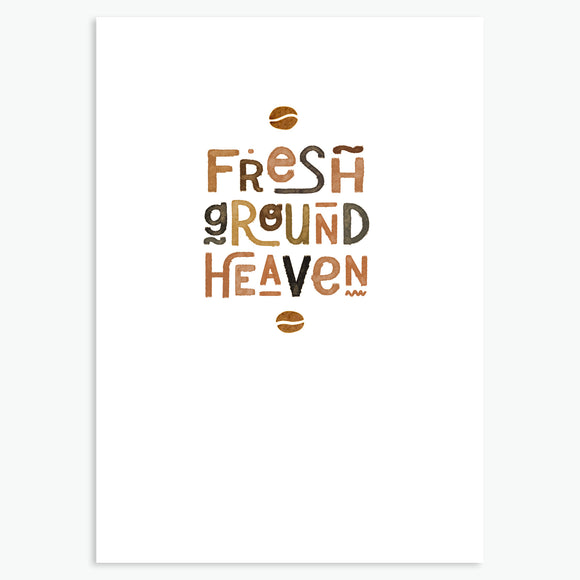 'Fresh Ground Heaven' - A6 CARD / GIFT SET