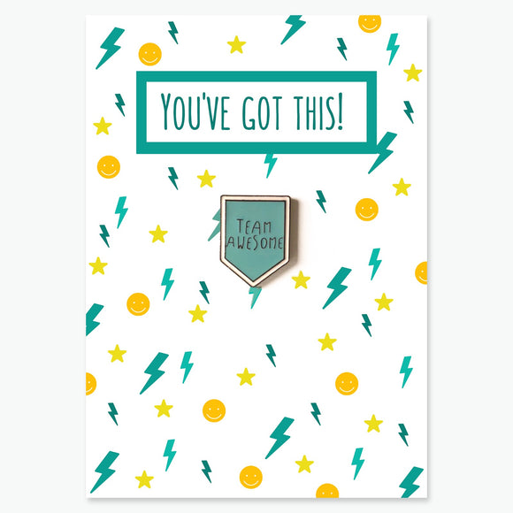 You've Got This! Pin Card