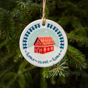 Home Sweet Home, Ceramic Hanging Decoration