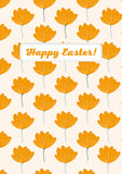 Yellow Floral Easter cards - 4