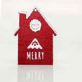 Hand Painted Wooden Christmas Houses