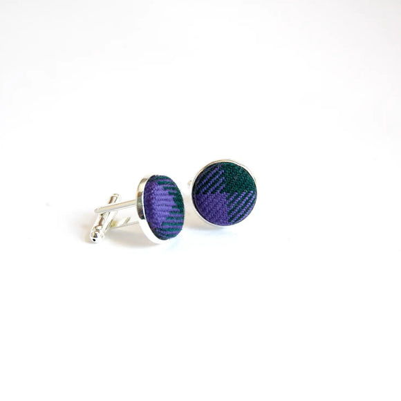 Tartan Cufflinks - Isle of Skye