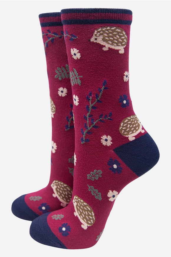 Hedgehog Bamboo Socks  (3-7 UK)