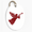 Folk Angel Ceramic Decoration RED