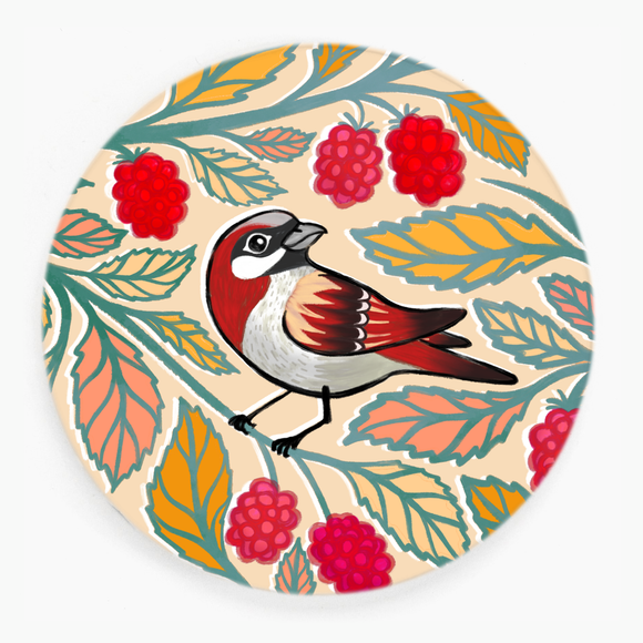 Consider the Birds - Sparrows - Coaster