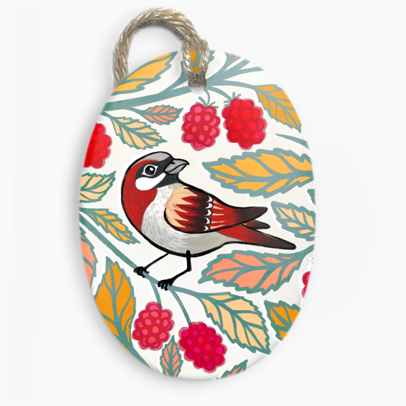 Consider The Birds - Sparrows - Ornament