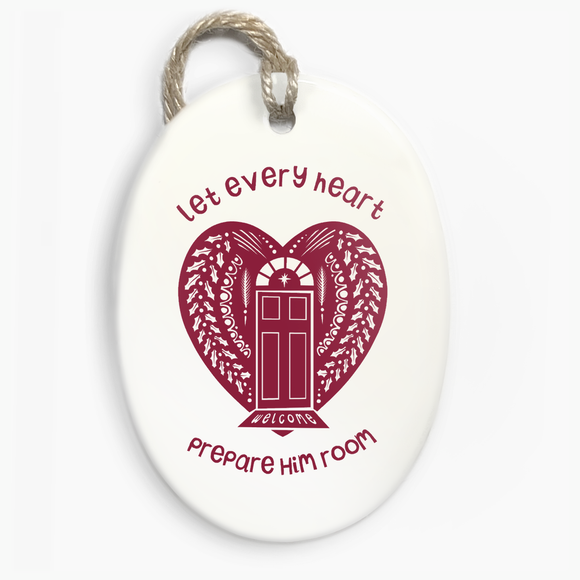 Let Every Heart Christmas Ornament