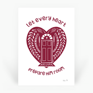 Let Every Heart Art Print
