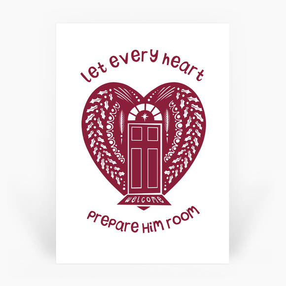 Let Every Heart Christmas Card