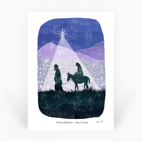 'Mary & Joseph' Art Print