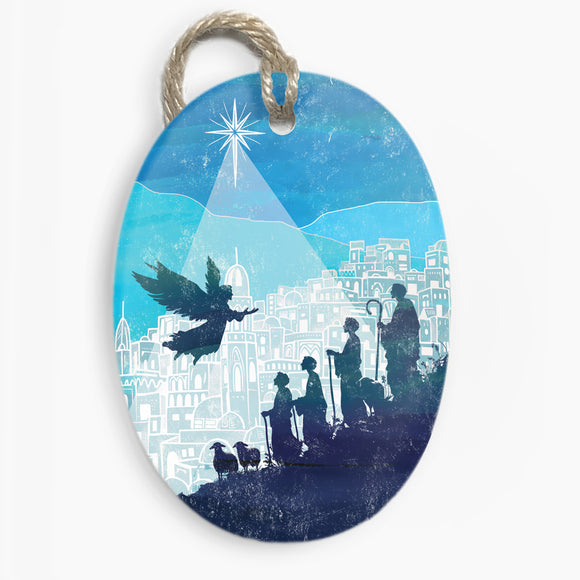 'The Shepherds' Ceramic Ornament