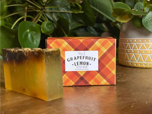 Tartan Soap Bar - Grapefruit & Lemon