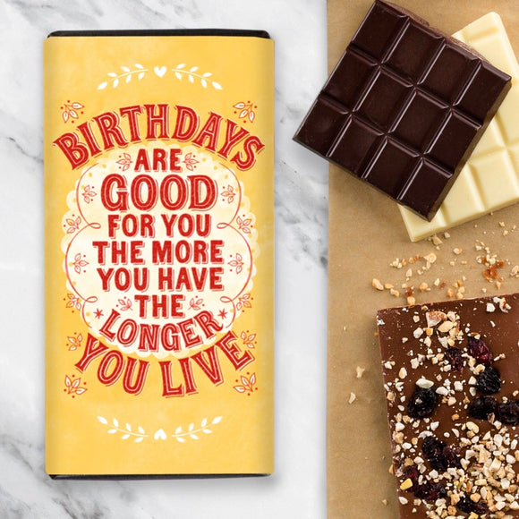 Birthday Chocolate Bar