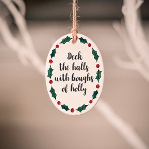 Ceramic Tree Decorations - Rustic Christmas