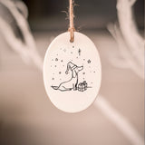 Ceramic Tree Decorations - Dachshund Series