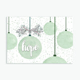 Pack of 10 Christmas Cards - Baubles