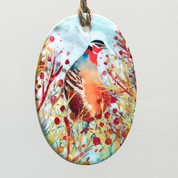 Partridge - Ceramic Christmas Decoration