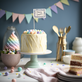 Liberty 'Happy Easter' Mini Flag/Cake Topper