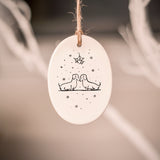 Ceramic Tree Decorations - Dachshund Series