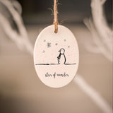 Ceramic Tree Decorations - Snowman Series