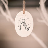 Ceramic Tree Decorations - Dachshund Series