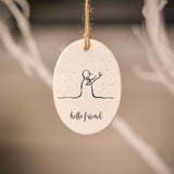 Ceramic Tree Decorations - Snowman Series