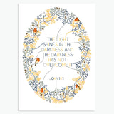Robin Wreath Scripture Christmas Cards