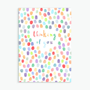thinking of you - A6 greetings card