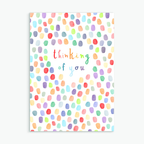 thinking of you - A6 greetings card