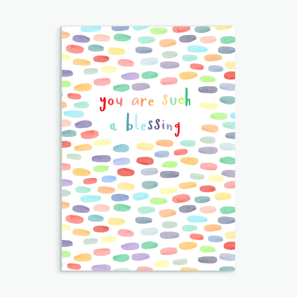 you are such a blessing - A6 greetings card
