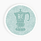 Be Kind Ceramic Coaster