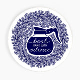 'Best Served With Silence' - A6 CARD / GIFT SET