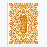 'Today I choose to live with joy' - A6 CARD / GIFT SET