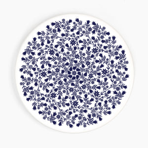 'Floral Flourishes' Ceramic Coaster