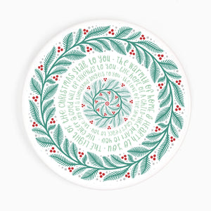 The Light of the Christmas Star, Ceramic Coaster