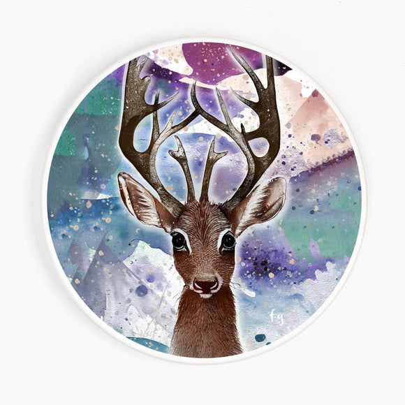 Deer Ceramic Coaster