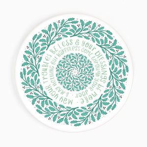 Christmas Blessing, Ceramic Coaster