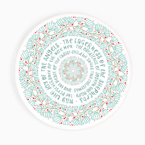 Joy of the Angels Blessing, Ceramic Coaster