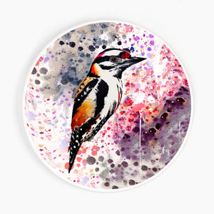 Woodpecker Ceramic Coaster