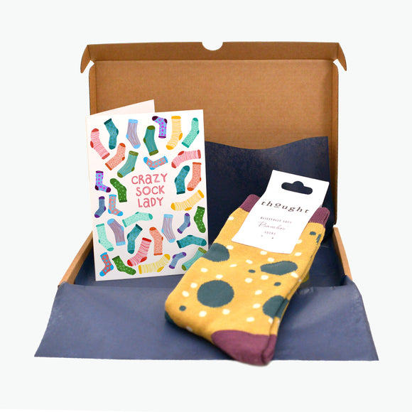 Crazy Sock Lady Gift Box