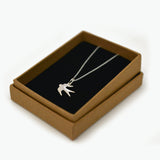 Sterling Silver Swallow Pendant