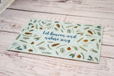 Let Heaven & Nature Sing! Glass Cutting Board