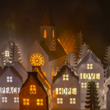 Christmas Paper House Lights