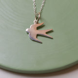 Sterling Silver Swallow Pendant