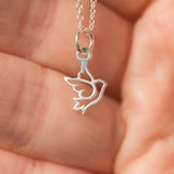 Sterling Silver Dove Pendant