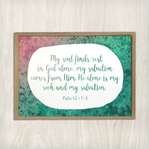 Psalm 62v1-2
