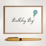 Birthday Boy - Greetings Card