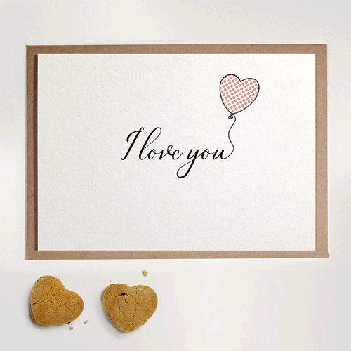 I love you - Greetings Card