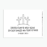FREE EASTER Colouring Sheets - The Easter Story, Bible Verse Colouring, Easy & Challenging Versions